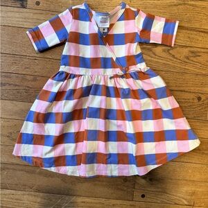 Hanna Andersson Wrap Dress – Gingham – Size 90